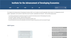 Desktop Screenshot of developingeconomies.org