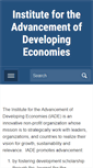 Mobile Screenshot of developingeconomies.org